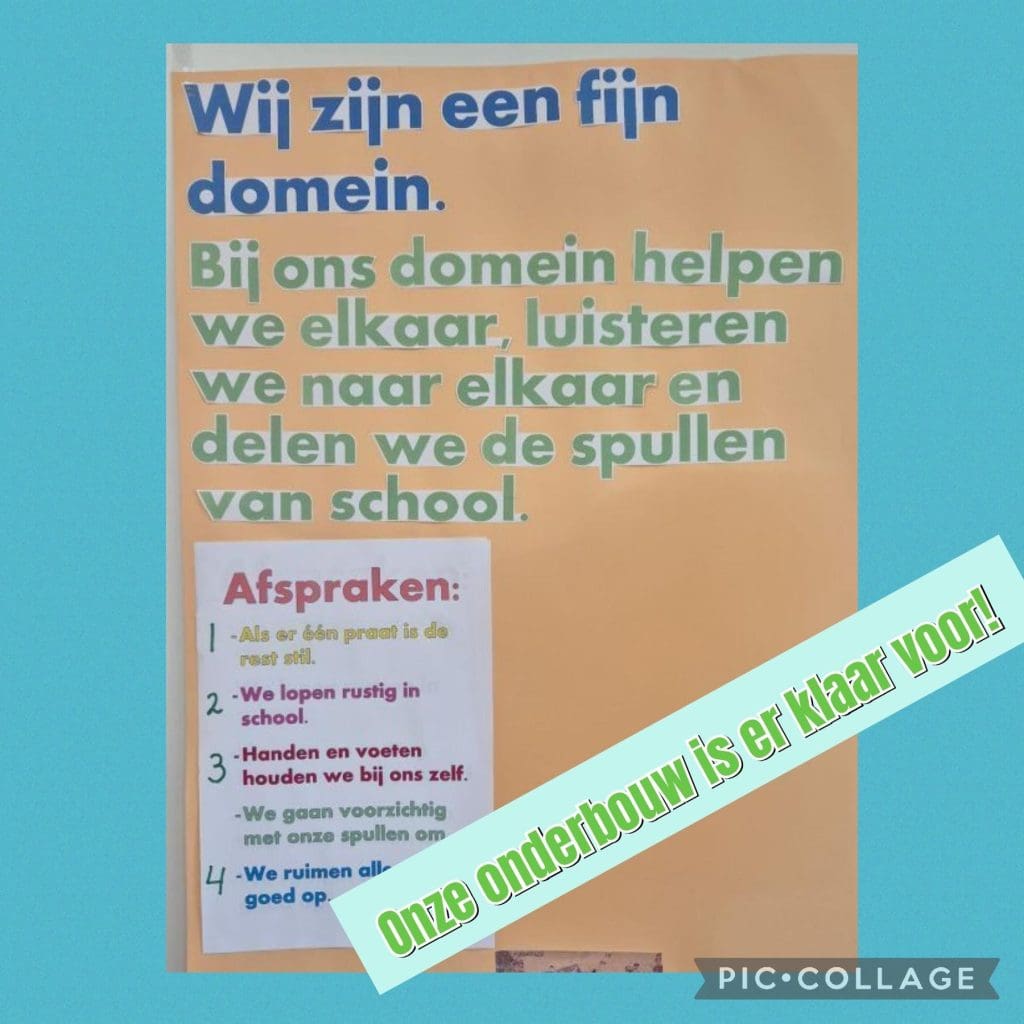De start in groep 1 & 2
